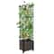 SelfWatering Garden Bed Planter Box Vertical Plants Bin With Lockable Wheels For Easy Yard Mobility 0