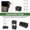 SelfWatering Garden Bed Planter Box Vertical Plants Bin With Lockable Wheels For Easy Yard Mobility 5