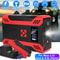 Jump Starter With Air Compressor Emergency Car Battery Booster Power Supply 11