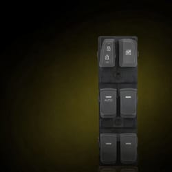 gray left driver door power window switch – direct fit & stable