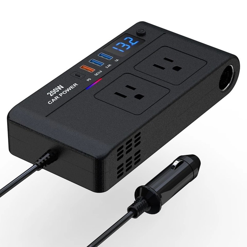 Car Inverter Vehicle Power Converter Perfect For Charging Devices Camping Outdoor Adventures Eme 11