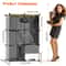 Heavy Duty Cat Cage Tier Cat House With Litter Box Hammock For Cats Spacious Cat Enclosure 10
