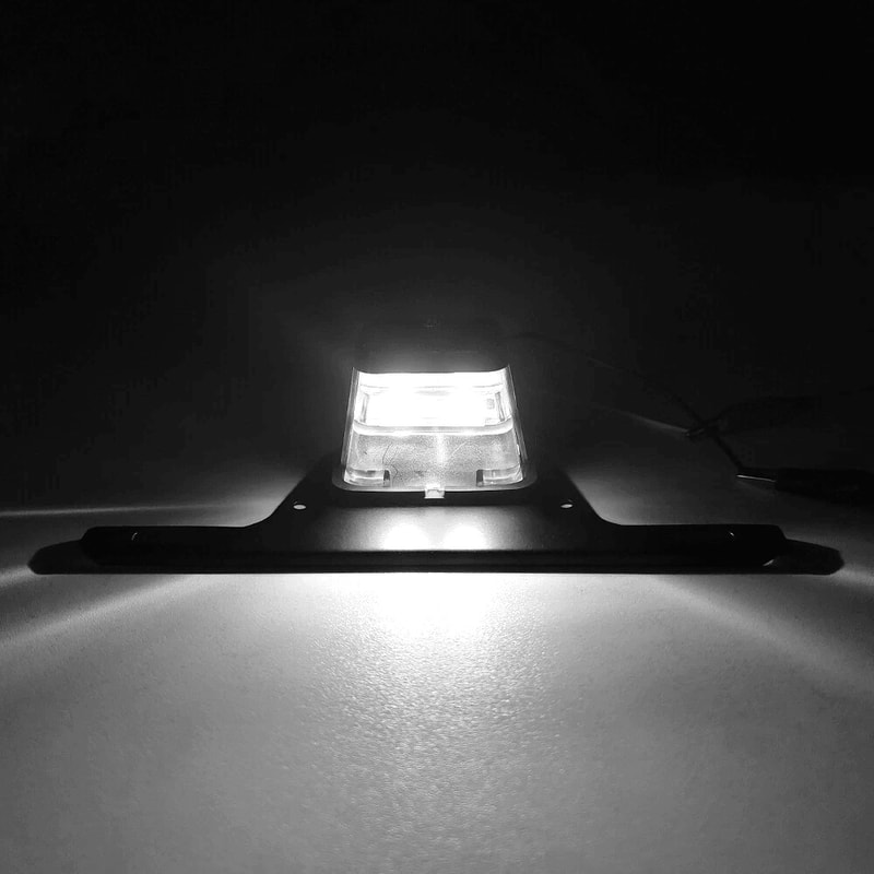 LED License Plate Light DC BracketMount For UTV ATV Trailer Truck 2