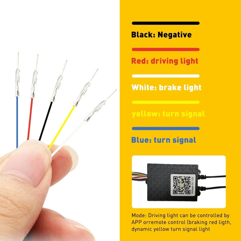 RGB Color Changing LED Wheel Lights For Car Truck Bluetooth APP Remote 10