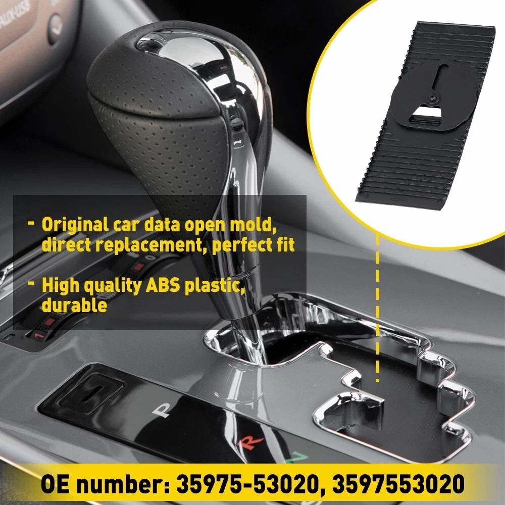 Shift Slide Cover For Console ABS Material Perfect Fit For Your Vehicle 7