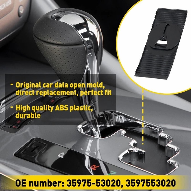 Shift Slide Cover For Console ABS Material Perfect Fit For Your Vehicle 7
