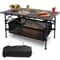 Aluminum Camping Table With Bag Outdoor Portable Folding BBQ Desk For Picnic And Garden Use 1