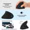 Wireless Ergonomic Vertical Mouse 1600DPI 6 Keys Optical Mice For Laptop Desktop Smooth Tracking 8