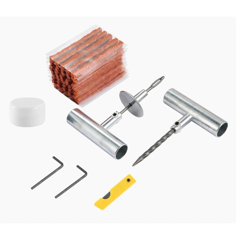 DIY Flat Tire Repair KitTire Repair Tools For Car Truck Motorcycle ATV Lawn Mower Home Plug Patch 3