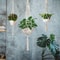 Macrame Net Hanging Garden Plant Hanger Pot Holder Decor Planter Basket Rope For Bohemian Home Deco 4