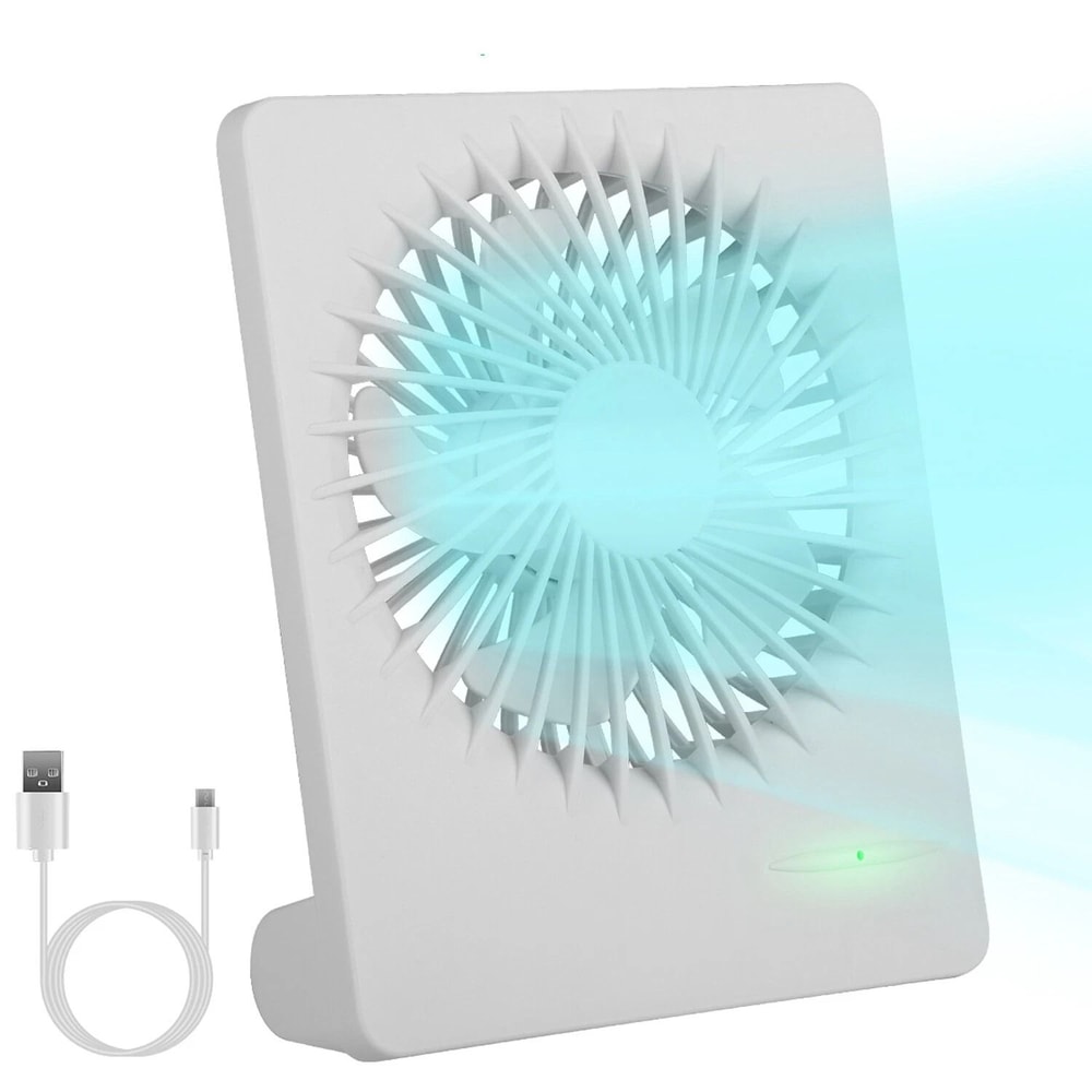 Quiet Blade Portable Desk Fan Cooling Fan For Desktop Office Home Dorm Travel 0