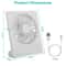 Quiet Blade Portable Desk Fan Cooling Fan For Desktop Office Home Dorm Travel 6
