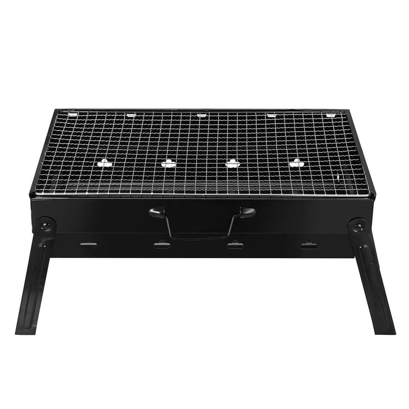 Portable BBQ Barbecue Grill Folding Charcoal Stove Outdoor Cooker For Camping Tailgating Garden BBQ 11