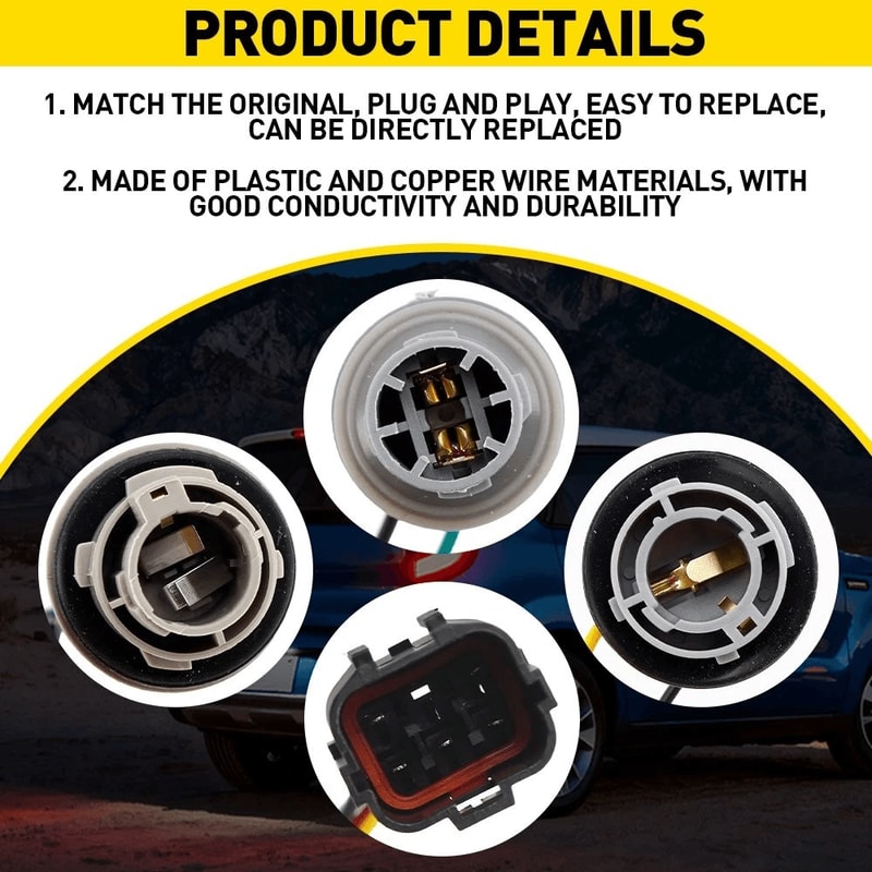 HighDurability Tail Lamp Harness Replacement LH Or RH Fit Easy Installation 7