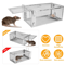 Small Live Animal Trap Cage Humane Rat Trap For Rodent Control NonToxic Pest Bait Trap Catch Mice R 8