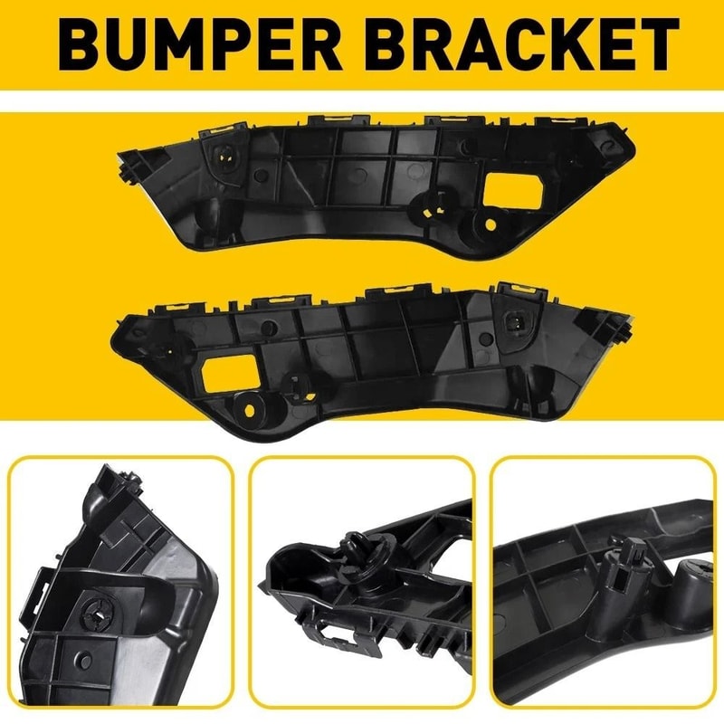 Front Mount Support Bumper Bracket Retainer Durable Pair For Cars 7