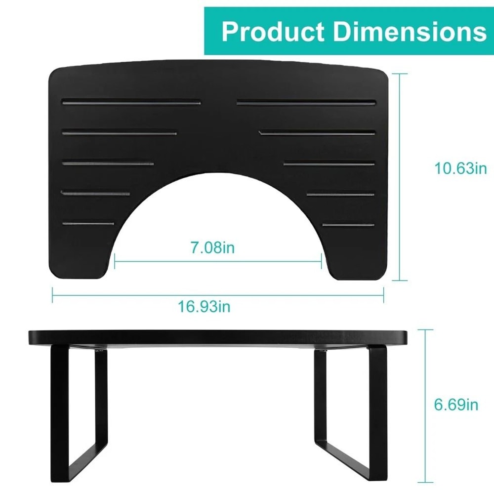 AntiSlip Wooden Metal Potty Stool Height Toilet Stool For Kid And Adult Bathroom Stool For Comforta 8