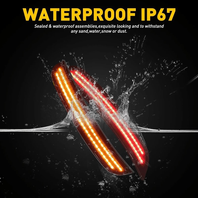 Smoke Lens LED Side Fender Marker Light Enhance Your Vehicle Look 9