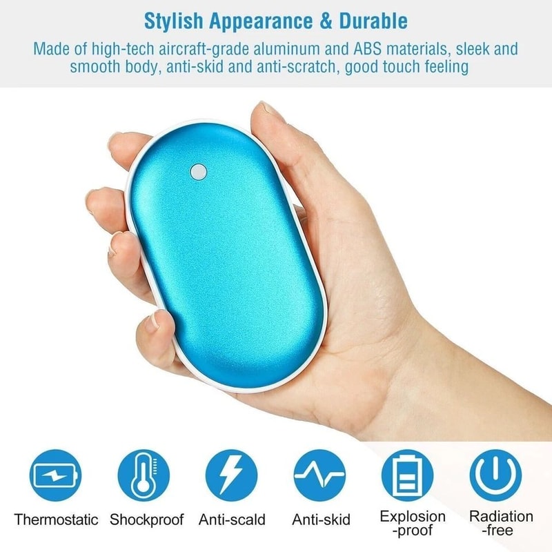 Hand Warmer USB Power Bank Electric Heater Pocket Warmers For Winter Ideal Gift For All Ages 8