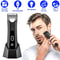 Waterproof Electric Body Trimmer Cordless Beard Shaver Groin Pubic Hair Grooming For Men Rechargea 12