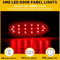 Courtesy Red LED Rear Door Panel Lights Cover Durable Waterproof EnergySaving 7