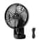 Rechargeable Camping Fan Foldable Tripod Fan W LED Light Hanging Hook For Hiking Tent And Outdoor 1