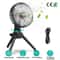 Rechargeable Camping Fan Foldable Tripod Fan W LED Light Hanging Hook For Hiking Tent And Outdoor 14
