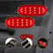 Courtesy Red LED Rear Door Panel Lights Cover Durable Waterproof EnergySaving 0