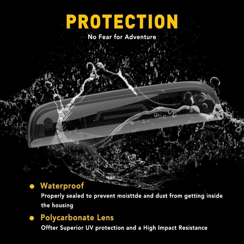 Super Bright LED 3rd Brake Light Cargo Lamp Clear Lens Tail Light 3