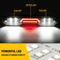 Super Bright LED 3rd Brake Light Cargo Lamp Clear Lens Tail Light 6