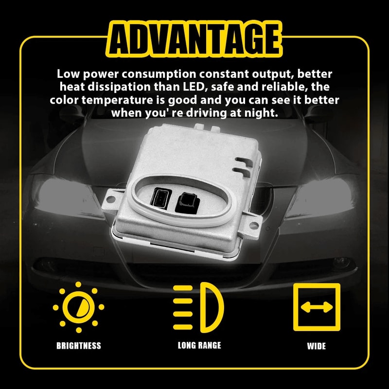 HighQuality Ballast HID Headlight Control Module Superior Aluminum 8
