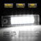Waterproof Rear LED License Plate Light White SMD LED Black 1