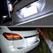 Waterproof Rear LED License Plate Light White SMD LED Black 9