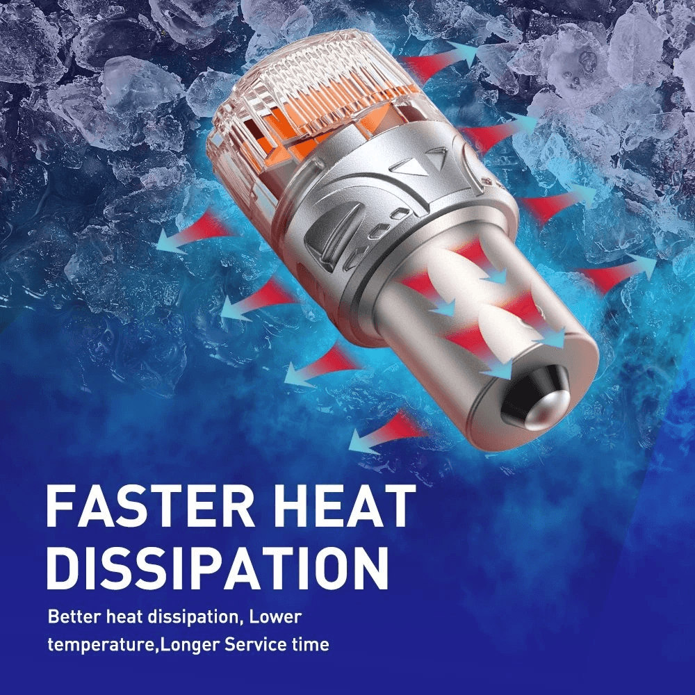 High Power Amber Turn Signal Blinker Indicator Light Bulbs 5