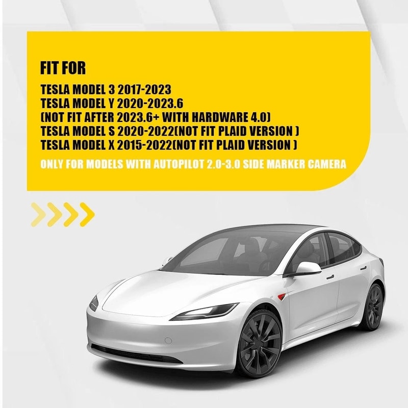 HighPerformance Glossy Red Side Fender Camera Vent Covers Easy Installation 1