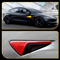HighPerformance Glossy Red Side Fender Camera Vent Covers Easy Installation 9