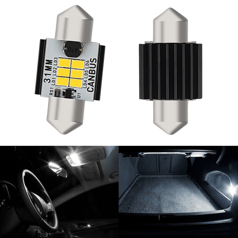 Super Bright LED Interior Bulbs For Car Truck Dome Light 31mm Festoon 4