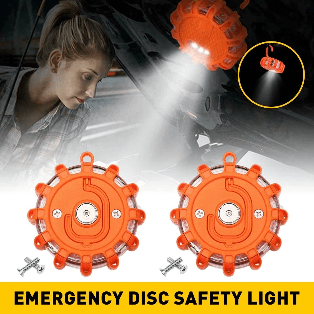 Emergency LED Road Flares Flashing Warning Light For Roadside Beacon Safety 10