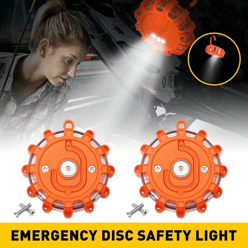 Emergency LED Road Flares Flashing Warning Light For Roadside Beacon Safety 10