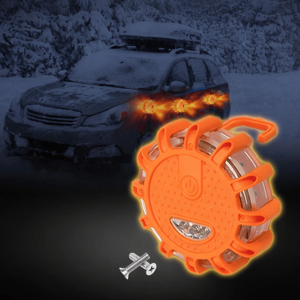 Emergency LED Road Flares Flashing Warning Light For Roadside Beacon Safety 0