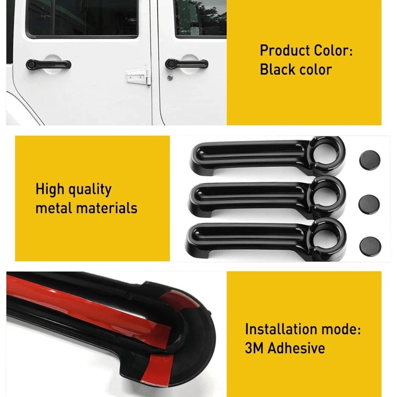 Car Door Handle Cover Molding Trim Access For A Luxurious Finish 5