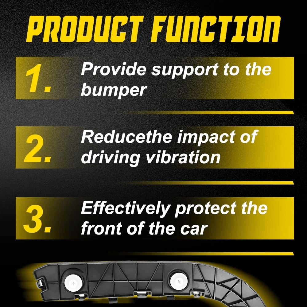 Durable Rear Left Side Bumper Bracket Retainer HighQuality Support 3