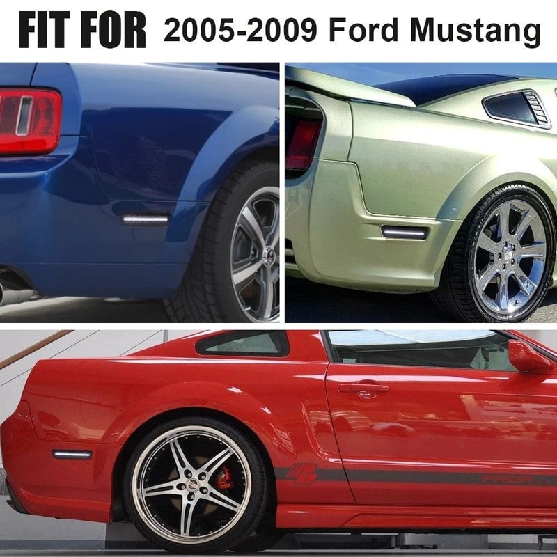 Cold White Smoke LED Side Marker Signal Light Bright And Stylish Automotive Upgrade 1