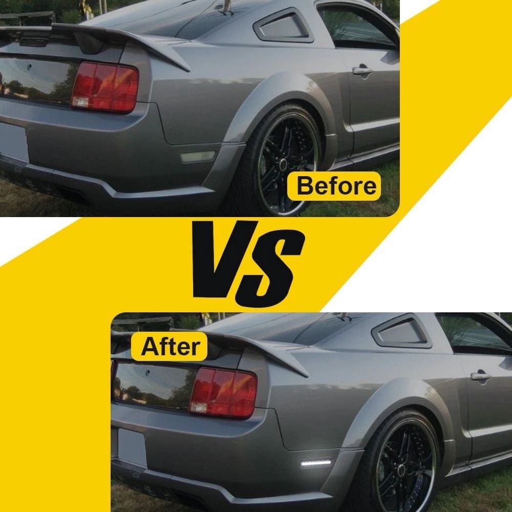 Cold White Smoke LED Side Marker Signal Light Bright And Stylish Automotive Upgrade 9