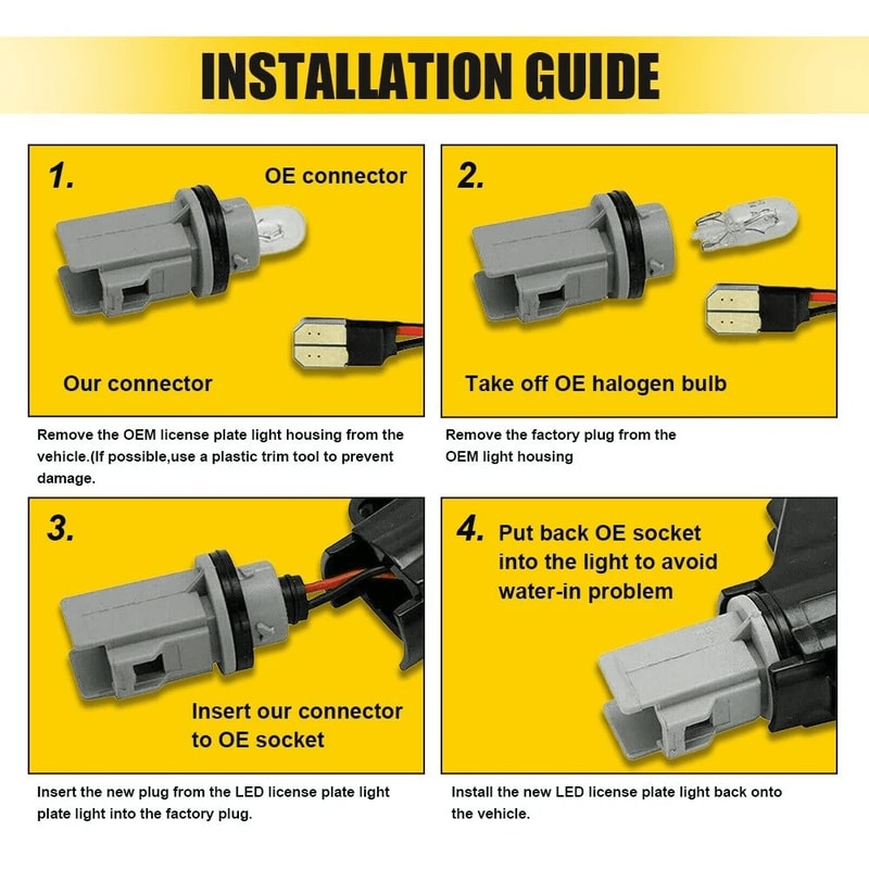 Cold White Smoke LED Side Marker Signal Light Bright And Stylish Automotive Upgrade 8