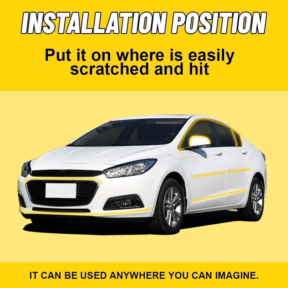 Wide Automotive Chrome Molding Trim Universal Trunk Body Side Bumper Strip 8