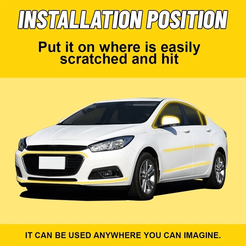 Wide Automotive Chrome Molding Trim Universal Trunk Body Side Bumper Strip 8