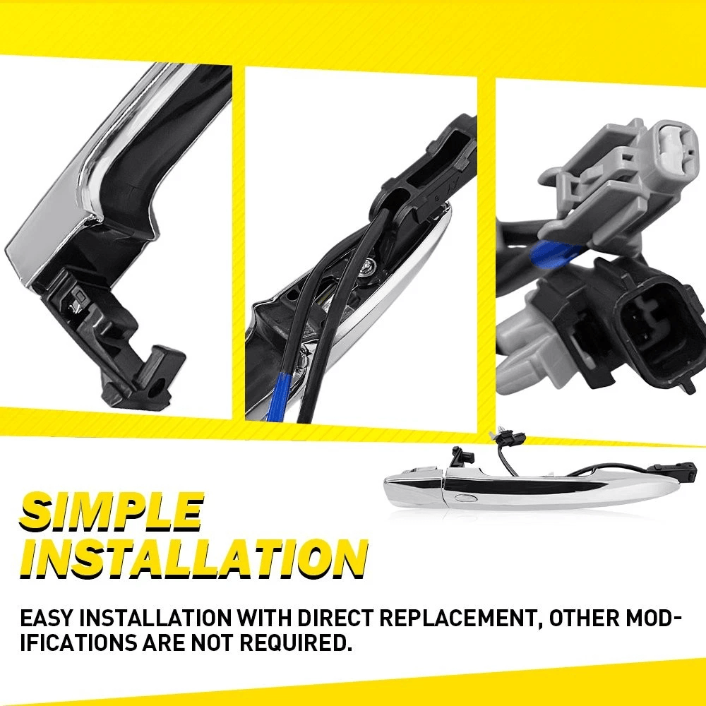 Durable Exterior Door Handle Fits Easy To Install 4