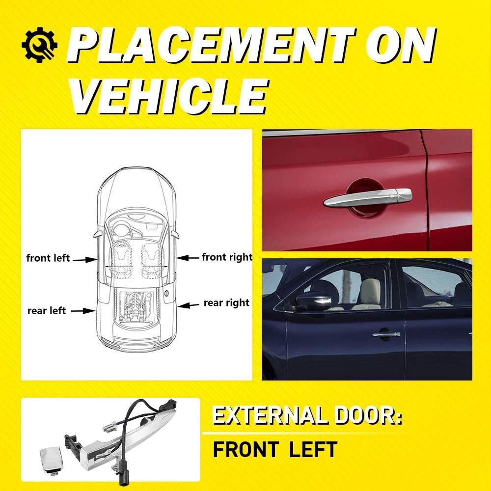 Durable Exterior Door Handle Fits Easy To Install 5