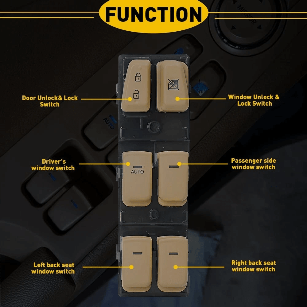 Front Left E Master Power Window Switch 4